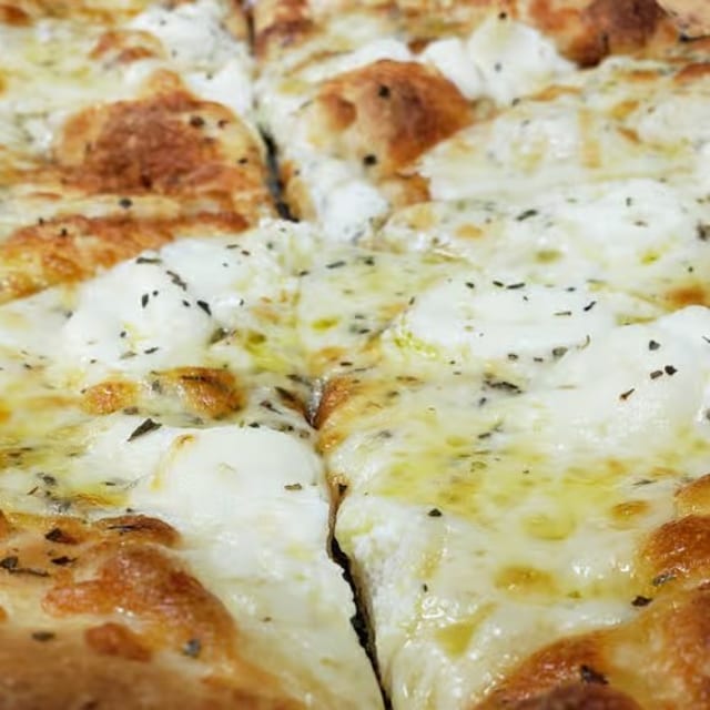 White Pie Pizza.